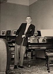 Sergei Rachmaninoff in der Villa Senar, 1939