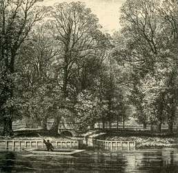 Schafsbrücke und sechste Formbank, 1911