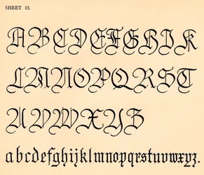 Blatt 15, aus einem Portfolio von Alphabeten, 1929
