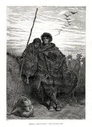 Hirte von Alava, Spanien, 1886