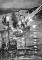 Schlacht der Schiffe im Russisch-Japanischen Krieg, 1904