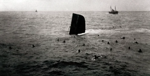 Schiffbruch des republikanischen U-Boots B6, August 1936