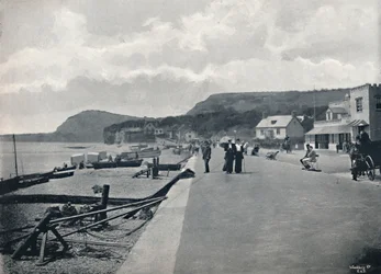 Sidmouth - Die Promenade und der Strand