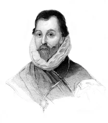 Sir Francis Drake, englischer Navigator und Freibeuter des 16. Jahrhunderts, ca. 1850