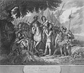 Sir Philip Sidneys Freundlichkeit zu einem Soldaten, 1815