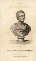 Sir Thomas Stamford Raffles, britischer Staatsmann, Schriftsteller und Naturforscher