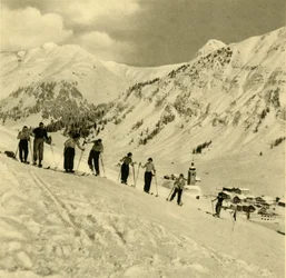Skistunde, Arlberg, Österreich