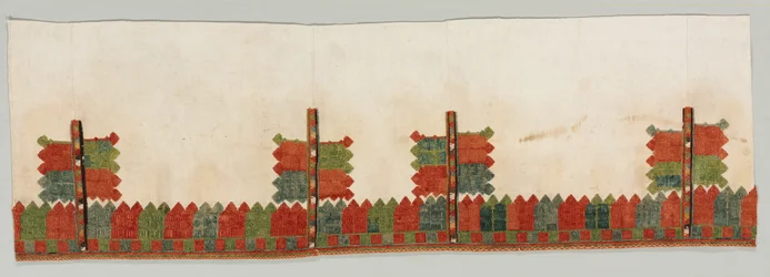 Rocksaum und Ärmel, 1700er Jahre
