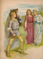 Schneeweißchen und Rosenrot, 1903