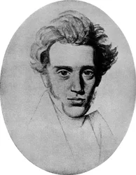 Søren Kierkegaard, dänischer Philosoph und Theologe, ca. 1840 1956