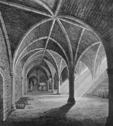 Südwestansicht von Gerrards Hall, London, ca. 1834