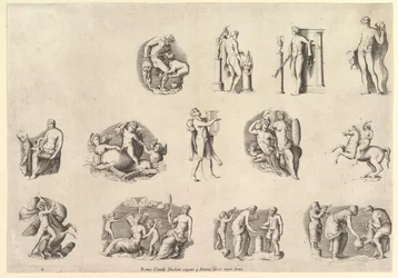 Speculum Romanae Magnificentiae: Themen nach der Antike, ausgeführt ca. 1550-77, gedruckt nach 1577