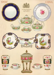 Spode Porzellan: WTCopeland & Sons, Stoke-on-Trent, 18. Jahrhundert