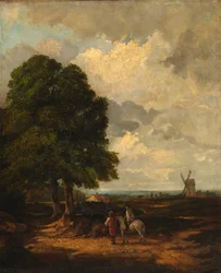 Frühjahrspflügen bei East Burgholt, 19. Jahrhundert