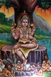 Sri Vadapathira Kaliamman Hindu-Tempel. Shiva. Singapur