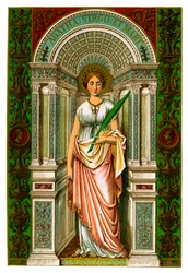 St. Agatha, Jungfrau und Märtyrerin, 1886