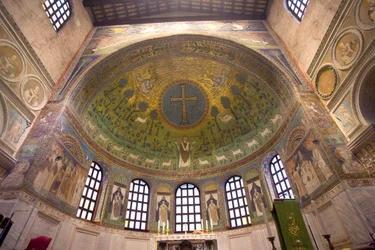 Kirche St. Apollinare Nuovo, Mosaik, Ravenna, Italien