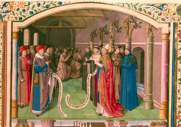 St. Augustinus, Bischof von Hippo, in Diskussion