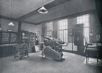 St. Bride Foundation School. Offsetdruckraum, 1917