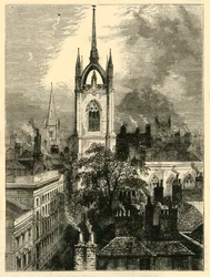St. Dunstans-in-the-East, ca. 1872