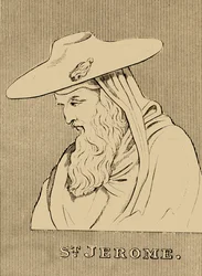 St. Hieronymus, ca. 347-420, 1830