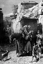 St. Louis, König von Frankreich, sucht Zuflucht vor den Sarazenen, 1909