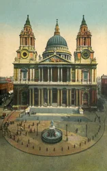 St. Pauls Kathedrale, London, um 1910