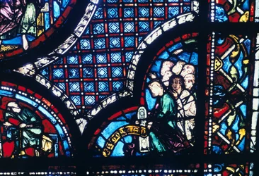 Buntglasfenster, Kathedrale von Chartres, Frankreich, 1194-1260