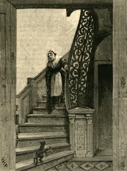 Treppe im Southampton House, ca. 1872