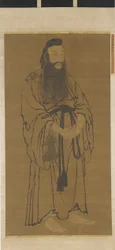 Stehende Figur von Lü Dongbin, Ming-Dynastie, 1368-1644