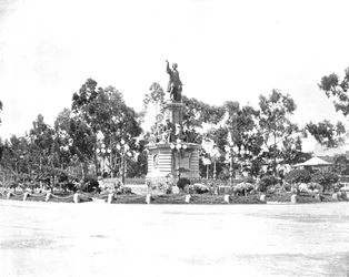 Statue von Kolumbus auf dem Paseo, Mexiko-Stadt, Mexiko