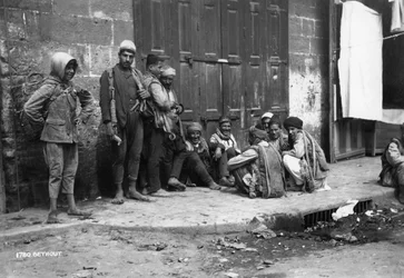 Straßenszene, Beirut, Libanon, ca. 1920er-1930er