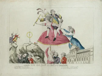 Strecke der Heiligen Familie von den Tuilerien nach Montmédy
