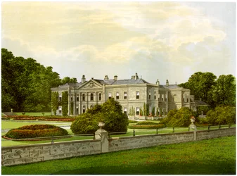 Studley Royal, Yorkshire, Heim des Marquess of Ripon, um 1880