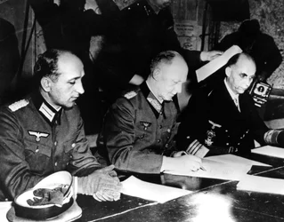 Kapitulation NS-Deutschlands, Reims, Frankreich, 7. Mai 1945
