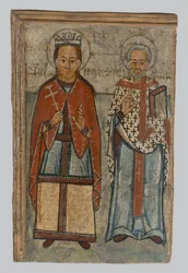 Heilige Paraskeva und Heiliger Nikolaus