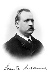 Svante Arrhenius 1859-1927, schwedischer Physiker und Chemiker