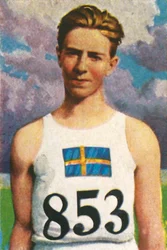 Schwedischer Speerwerfer Erik Lundquist