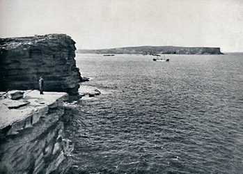 Sydney Heads, am Gap bei Watsons Bay, um 1900