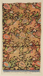 Wandteppich mit goldenen Löwen und Palmetten, 1200er oder früher
