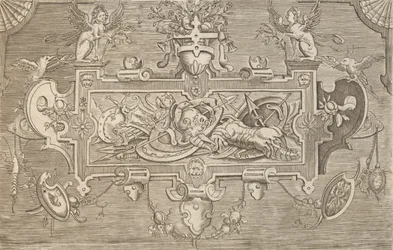 Targhe ed altri ornati di varie e capricciose invenzioni Kartuschen und andere Ornamente o..., 1773