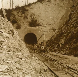 Tavannes-Tunnel, Verdun, Nordfrankreich, ca. 1914-1918