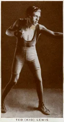 Ted Kid Lewis, britischer Boxer, 1938