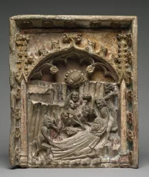 Versuchung des heiligen Antonius von Ägypten, ca. 1400er Jahre