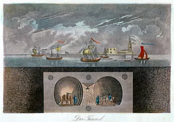 Thames-Tunnel, um 1830