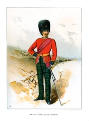 Die 21. Royal Scots Fusiliers, um 1890