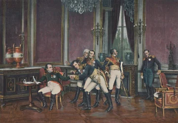 Die Abdankung, Fontainebleau, 6. April 1814, 1896