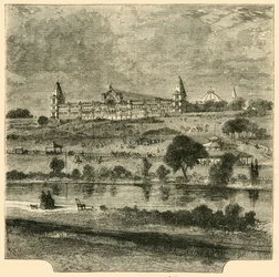 Alexandra-Palast 1876, um 1876
