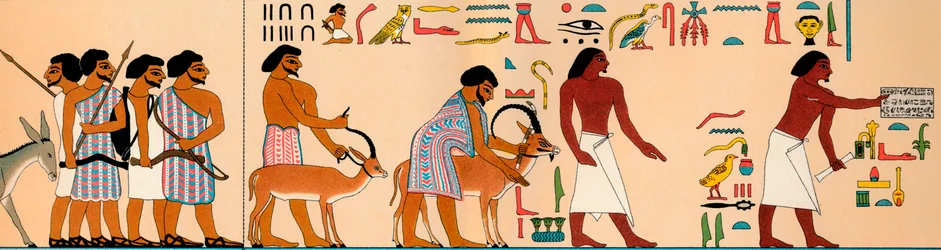 Die Ankunft eines Stammes semitischer Nomaden in Ägypten