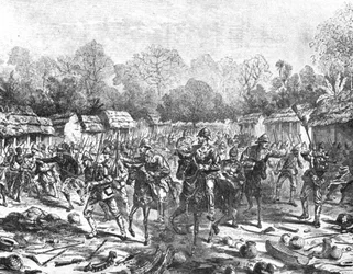 Die Ashanti-Expedition, 1873-74: Sir Garnet Wolseley betritt Kumasi, 4. Februar 1874, 1901
